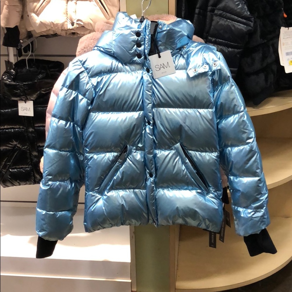Girl's SAM. Coat Hooded Down Fill